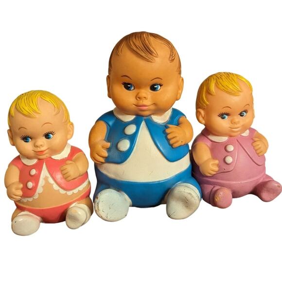 Vintage Dolls-Plumpees 1967&196 8